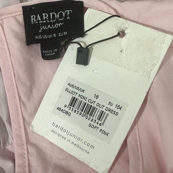 Bardot Junior Girls Pink Cutout Dress - Picture 5 of 6